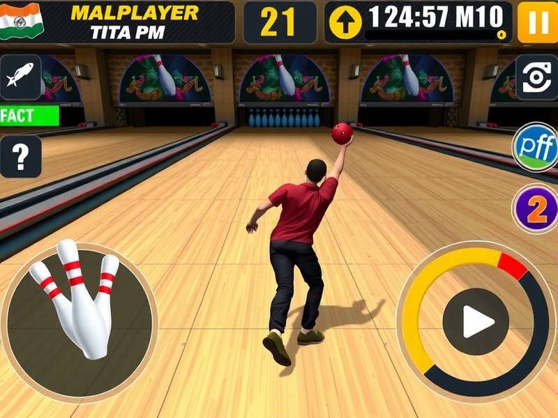 Indian Bowling Titan multiplayer mode interface