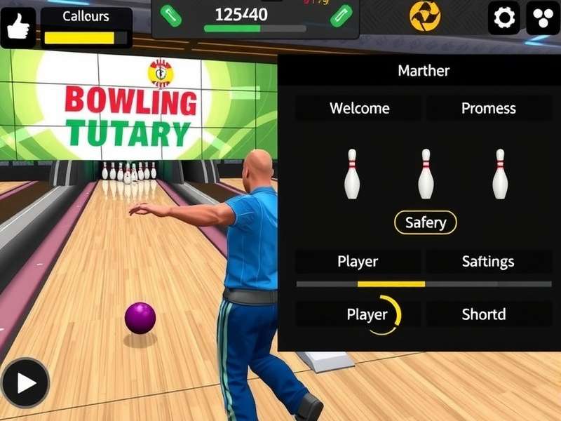 Indian Bowling Titan gameplay screenshot showing bowling action